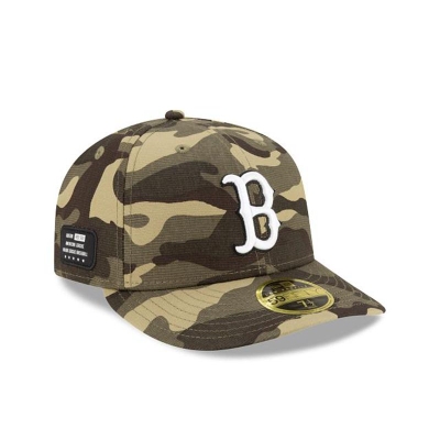 Boston Red Sox Gorra | New Era MLB Armed Forces Weekend Low Profile 59fifty Fitted Cap Mexico - Verdes